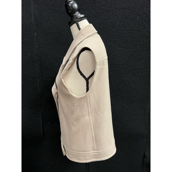 Top‎ Shop Tan Cream Vest - Picture 2 of 8